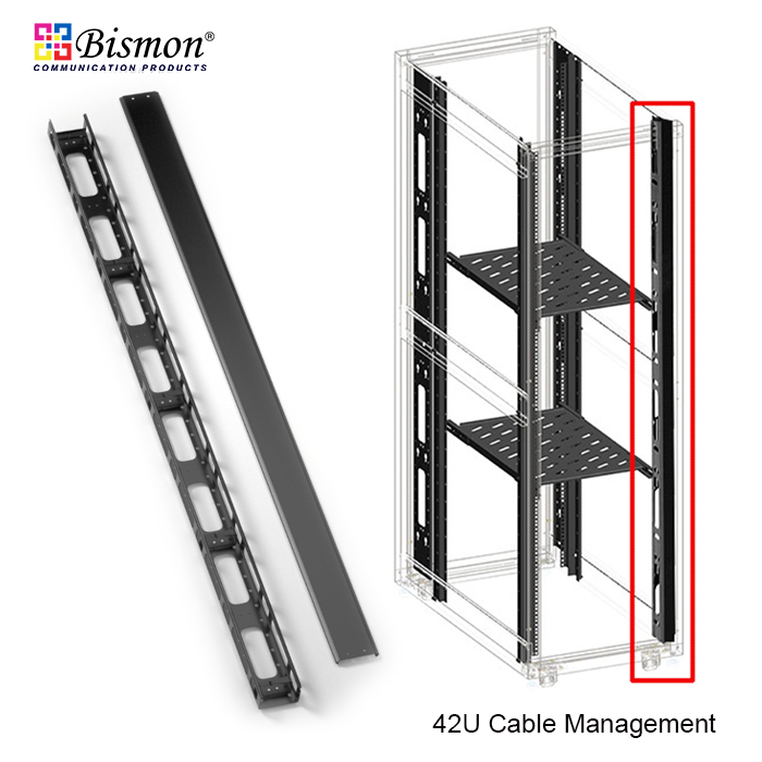 42U-Cable-Management-panel-with-cover-for-Rack-19inch